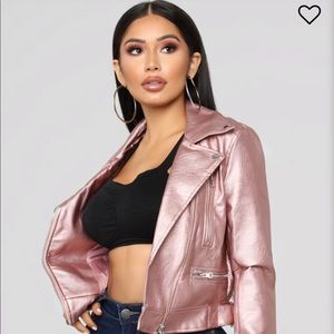 Do Not Disturb Jacket - Metal Pink Rose